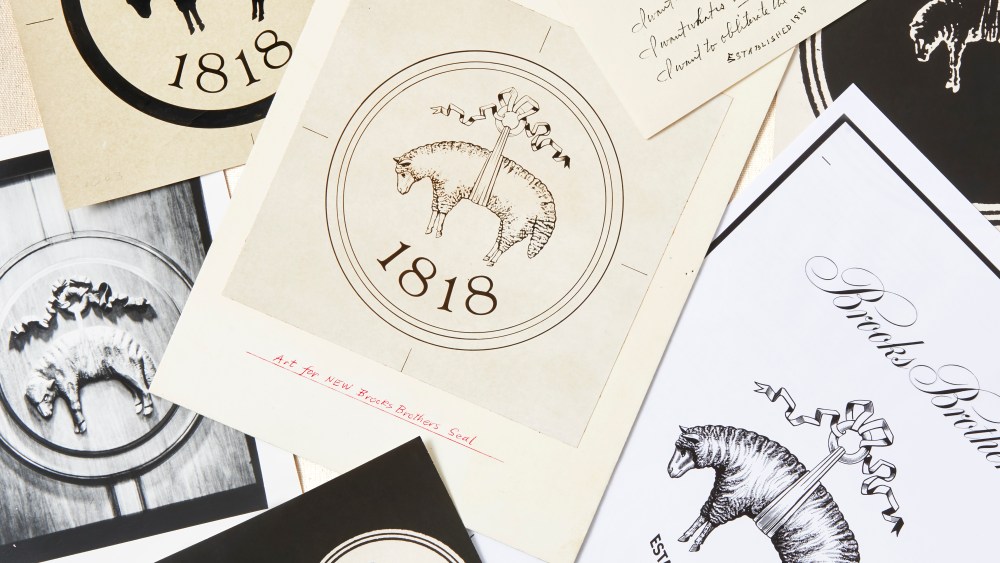 Brooks BrothersÕ Golden Fleece logos.