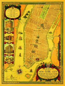 A chronological map of Brooks Brothers stores.