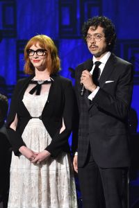 Christina Hendricks and Geoffrey Arend