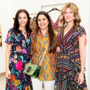 Marcie Pantzer and Veronica Etro and Travis Acquavella