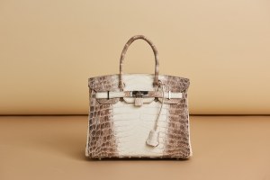 A look at the rare Hermès White Crocodile Himalayan Birkin.