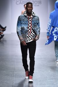 Model on the Catwalk