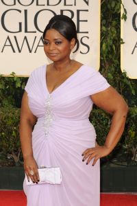 Octavia Spencer with a Judith Leiber clutch  at the 69th annual Golden Globe Awards, 2012.