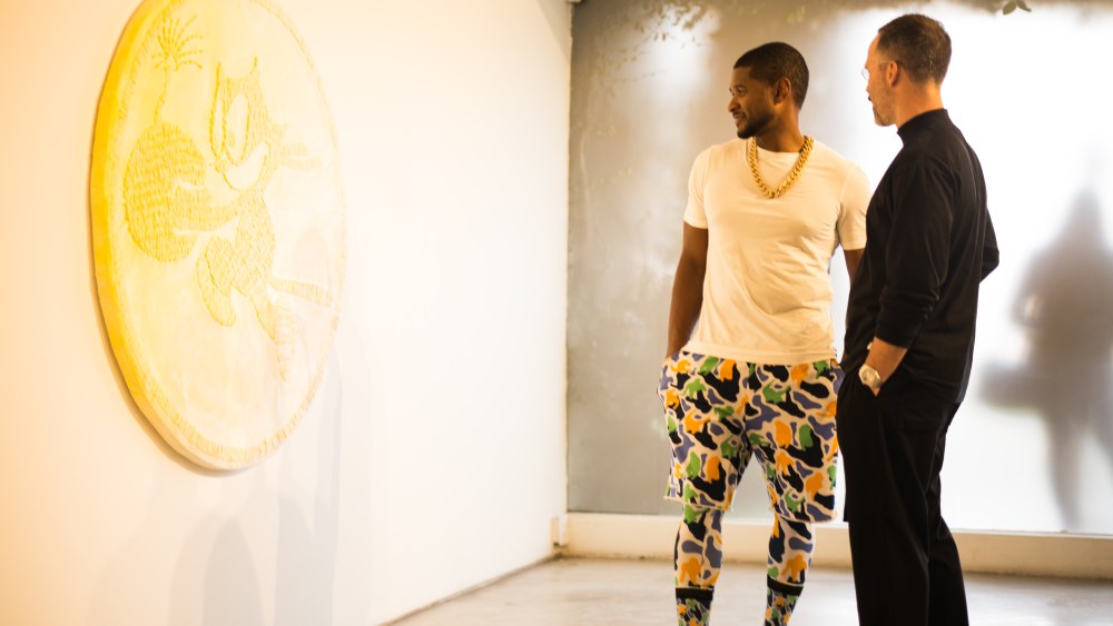 New Daniel Arsham Exhibit Draws L.A. Scensters and Usher