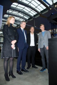 Delphine Arnault, Bernard Arnault, Xavier Niel, and Ian Rogers