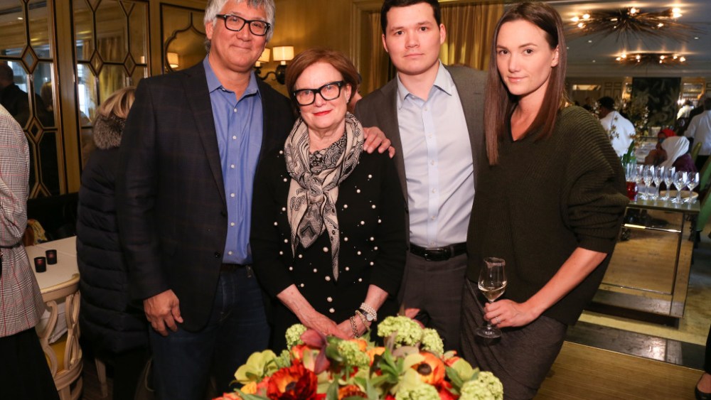 Mallory Andrews with her husband Jesse de la Rama, son Jesse and daughter Francesca.