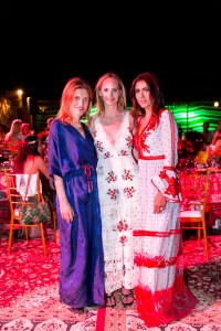 Martina Mondadori, Lauren Santo Domingo and Hanan Mazouzi.