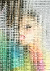 An image by ECAL student Charlotte Tronchot for the Mugler collaboration.
