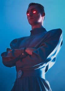 An image by ECAL student Guillaume Lamarre for the Mugler collaboration.