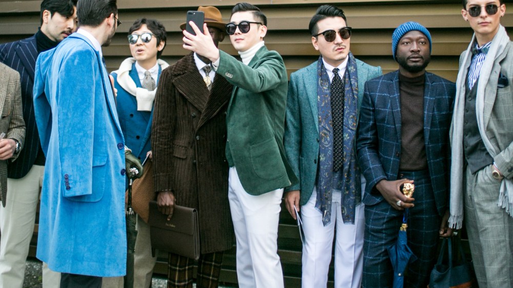 Street style at Pitti Uomo Fall/Winter 2018