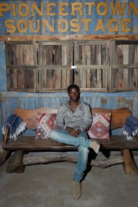 Damson IdrisDior Sauvage party, Pioneertown, USA - 12 Apr 2018