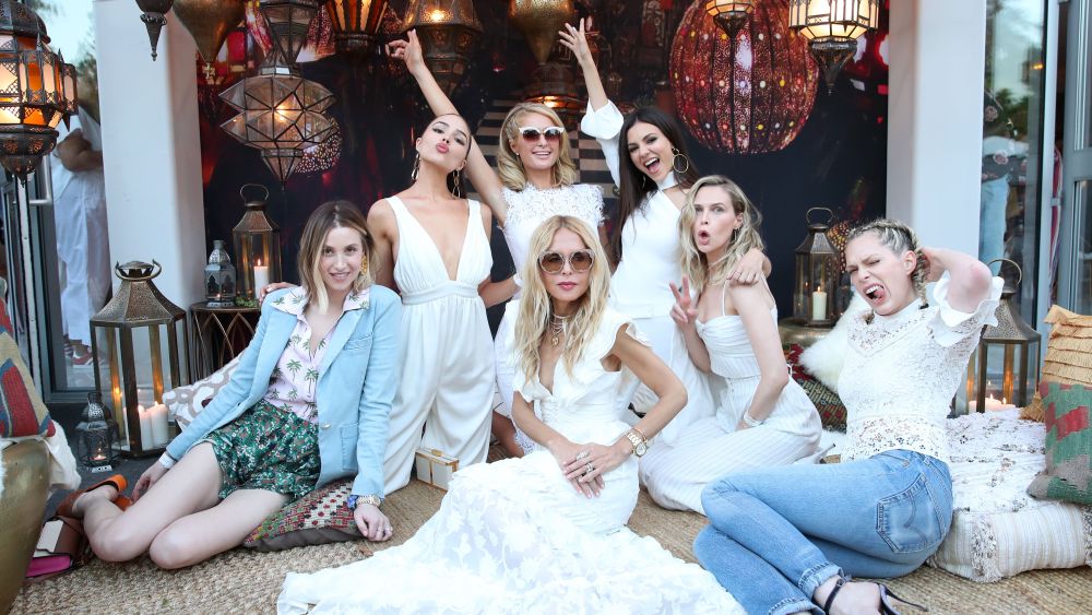 Whitney Port, Olivia Culpo, Paris Hilton, Victoria Justice, Rachel Zoe, Sara Foster and Erin FosterThe Zoe Report's 4th Annual ZOEasis, Coachella Valley Music and Arts Festival, Palm Springs, USA - 13 Apr 2018
