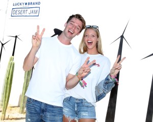Patrick Schwarzenegger and Abby ChampionLucky Desert Jam, Coachella Valley Music and Arts Festival, Palm Springs, USA - 14 Apr 2018