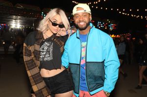 Jasmine Sanders and Terrence JNeon Carnival, Coachella Valley Music and Arts Festival, Palm Springs, USA - 14 Apr 2018
