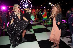 Paris Hilton and Caroline D'AmoreNeon Carnival, Coachella Valley Music and Arts Festival, Palm Springs, USA - 14 Apr 2018