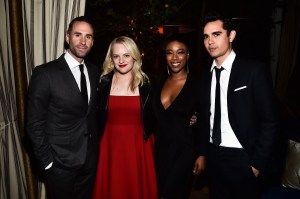 Joseph Fiennes, Elisabeth Moss, Samira Wiley and Max Minghella'The Handmaid's Tale' TV show premiere, After Party, Los Angeles, USA - 19 Apr 2018