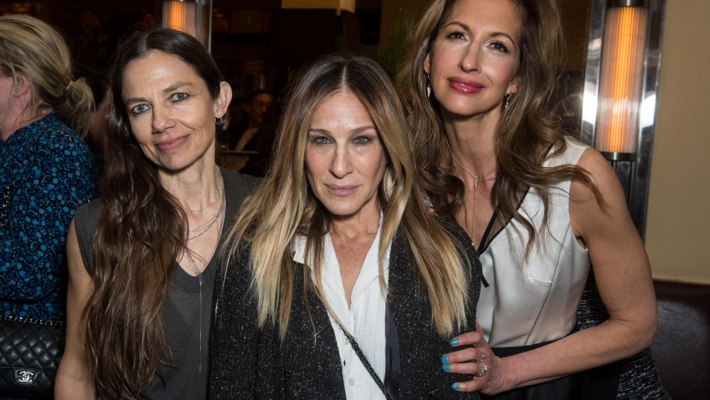 Justine Bateman, Sarah Jessica Parker, Alysia ReinerChanel x Tribeca Film Festival Women's Filmmaker luncheon, Odeon Restaurant, New York, USA - 20 Apr 2018