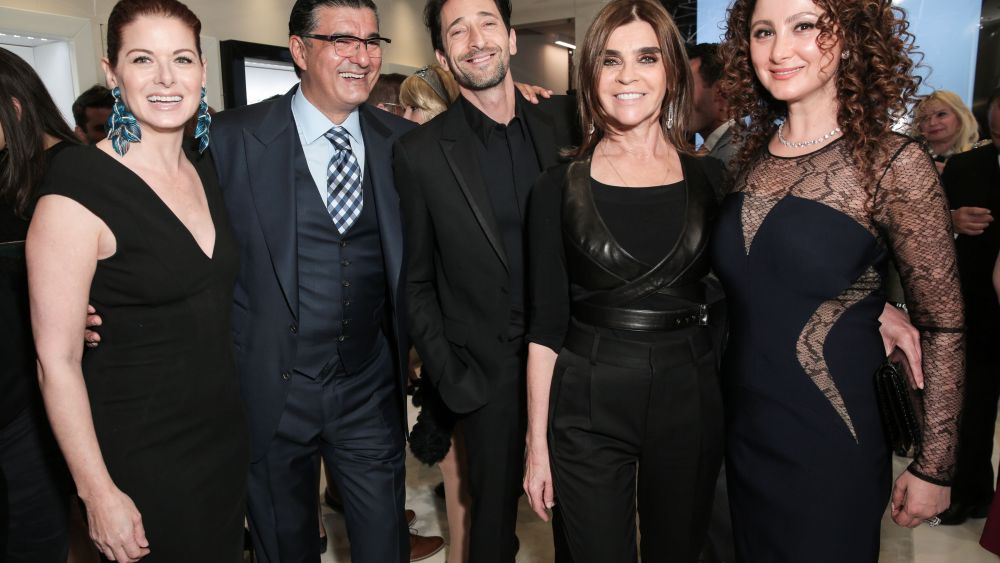 Debra Messing, Jacob Arabo, Adrien Brody, Carine Restoin-RoitfeldGrand Re-Opening of the Jacob & Co. Flagship Store, New York, USA - 26 Apr 2018
