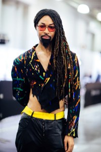 Street style at Beautycon.