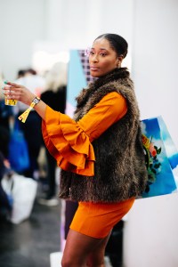 Street style at Beautycon.