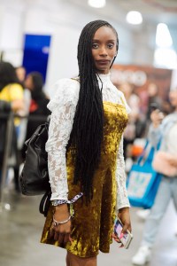 Street style at Beautycon.