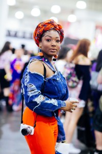 Street style at Beautycon.