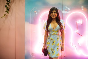 Street style at Beautycon.