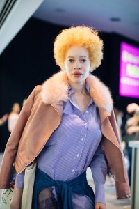 Street style at Beautycon.