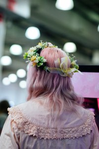 Street style at Beautycon.