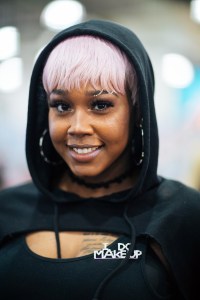 Street style at Beautycon.