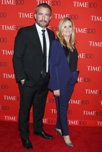 Jason Jones and Samantha Bee
