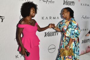 Viola Davis and Tarana BurkeVariety's Power of Women presented by Lifetime, Arrivals, Cipriani Wall Street, New York, USA - 13 Apr 2018