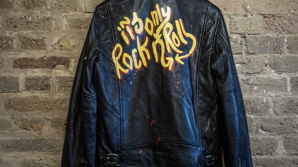 A jacket from the Rolling Stones Yellow Label range at Selfridges