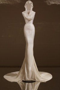 Haute couture creations by the late Azzedine Alaia are on display as part of an exhibition at London's Design Museum