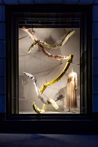 Three of Artsy Vanguard’s 50 most influential contemporary artists created works for Bergdorf Goodman’s windows.