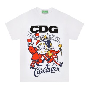 Comme des Garçons Breaking News collaboration with Avi Gold.