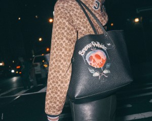 A look from the Disney x Coach: A Dark Fairy Tale collection.