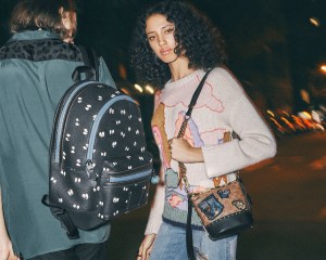 A look from the Disney x Coach: A Dark Fairy Tale collection.