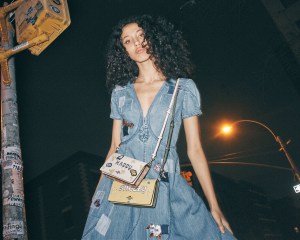 A look from the Disney x Coach: A Dark Fairy Tale collection.