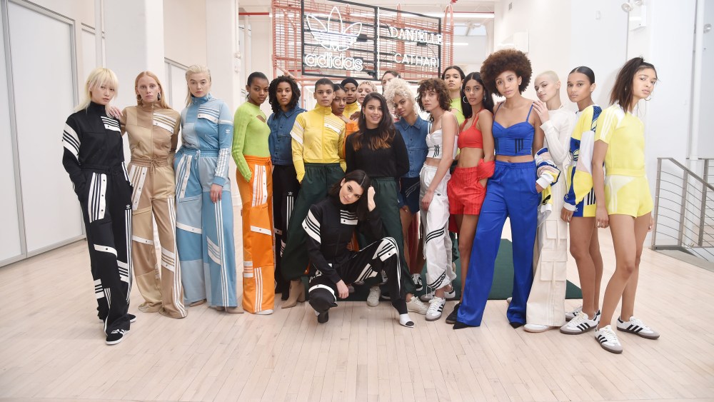 Daniëlle Cathari and models in her looks.