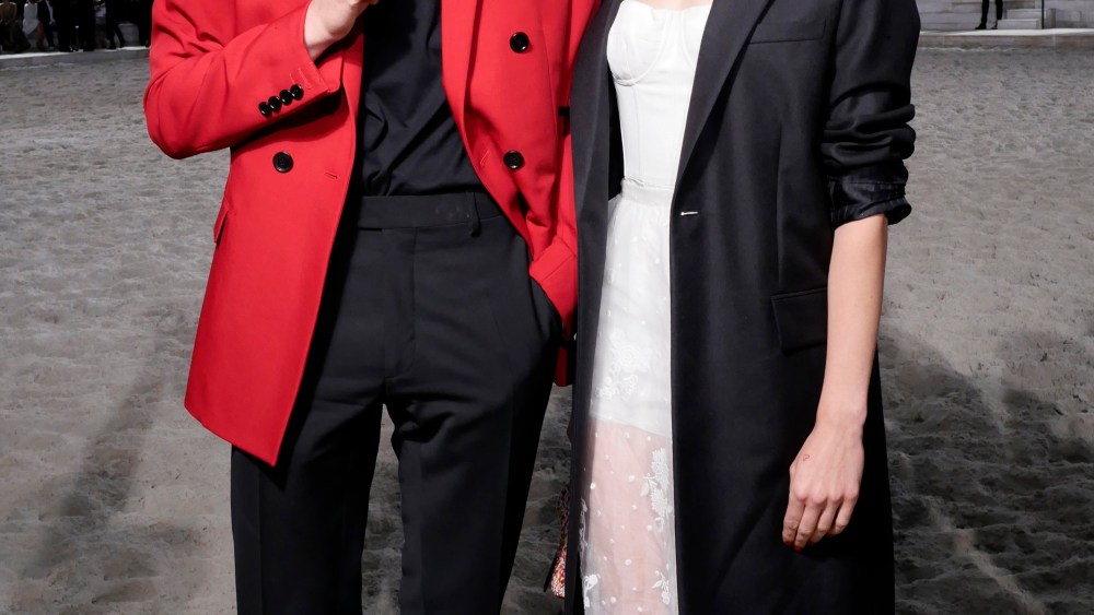 Charlie Heaton and Natalia Dyer in the front rowDior Cruise Collection show, Front Row, Chantilly, France - 25 May 2018