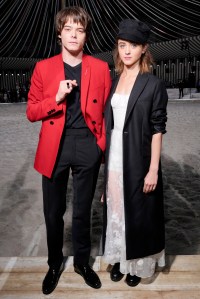 Charlie Heaton and Natalia Dyer in the front rowDior Cruise Collection show, Front Row, Chantilly, France - 25 May 2018