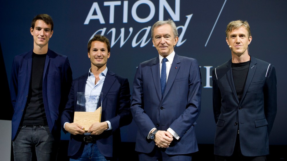 Alexandre Arnault, Julien Foussard, Bernard Arnault and Ian Rogers