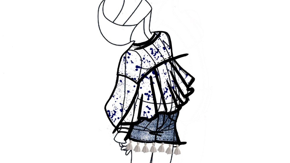 A sketch of the Dondup children's wear spring/summer 2019 collection