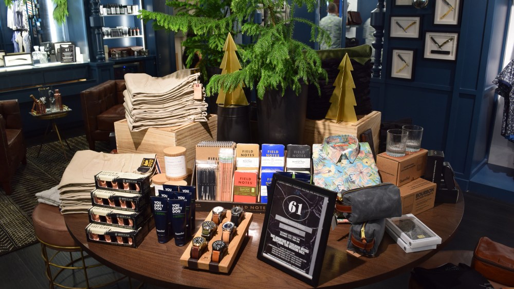 A look inside Sixty-One Hawaii men's store.