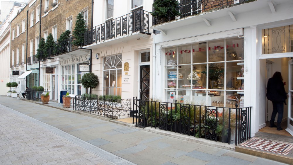 Shops at Motcomb Street.