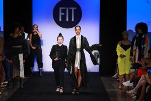 Chaya Hofman with her critic award winning look.