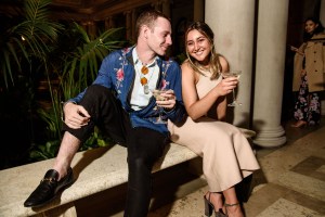 The scene at the Frick Spring Garden Party.