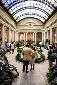 The scene at the Frick Spring Garden Party.