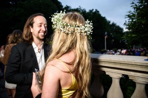 The scene at the Frick Spring Garden Party.